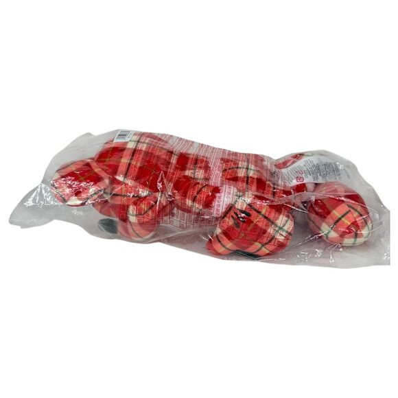 2025 Disney Cardmember Exclusive Mickey Mouse Plush Christmas Holiday Plaid - Picture 5 of 7